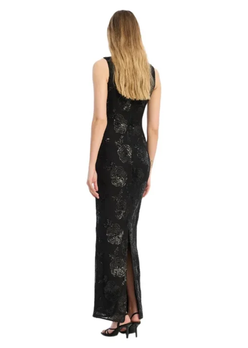 Dame Rotate Kjoler>SEQUINS FITTED MAXI DRESS
