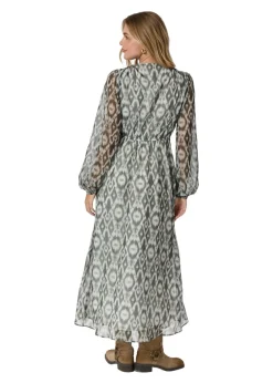 Dame Neo Noir Kjoler></noscript>Silfi Graphic Fade Dress