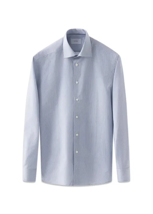 Eton Skjorter>Slim Fine Striped Signature Twill Shirt