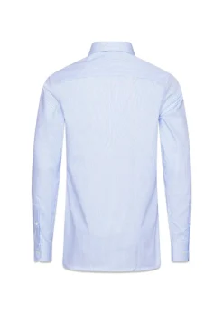 Oscar Jacobson Skjorter>Slim Fit Cut Away Non Iron Banker Stripe