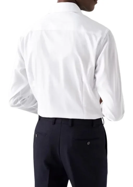Eton Skjorter>Slim Floral Effect Signature Twill Shirt