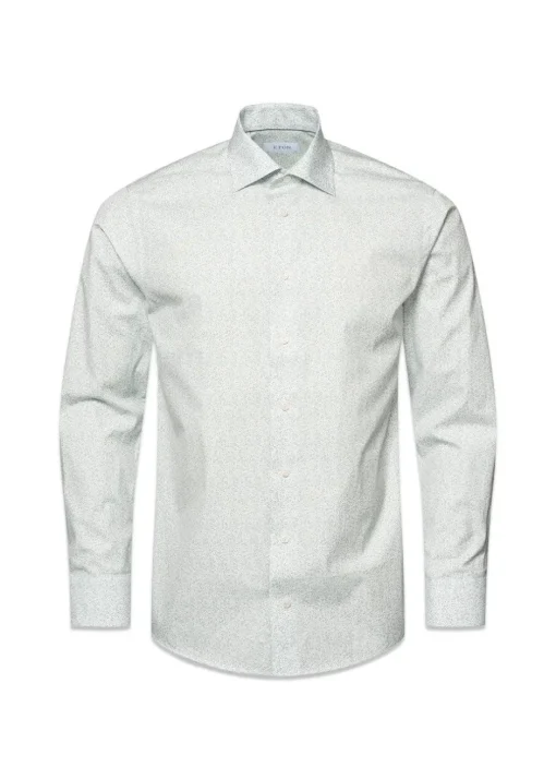 Eton Skjorter>Slim Floral Print Shirt