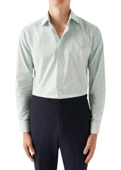 Eton Skjorter>Slim Floral Print Shirt