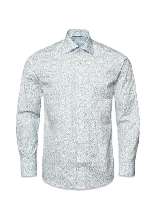 Eton Skjorter>Slim Floral Print Shirt