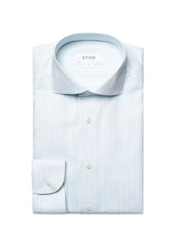 Eton Skjorter>Slim Oxford Stripe Shirt