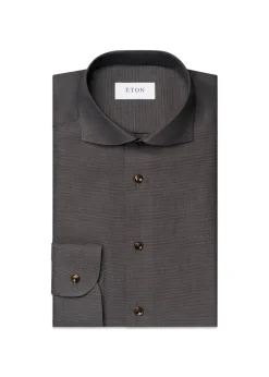 Eton Skjorter>Slim Semi Solid Signature Dobby Shirt