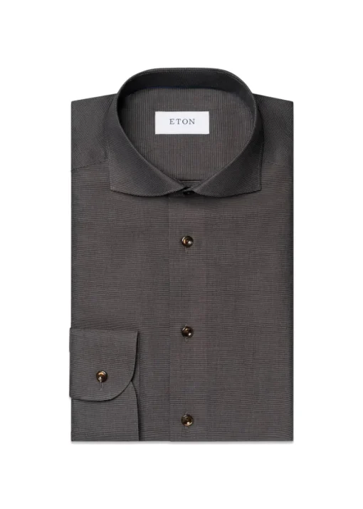 Eton Skjorter>Slim Semi Solid Signature Dobby Shirt