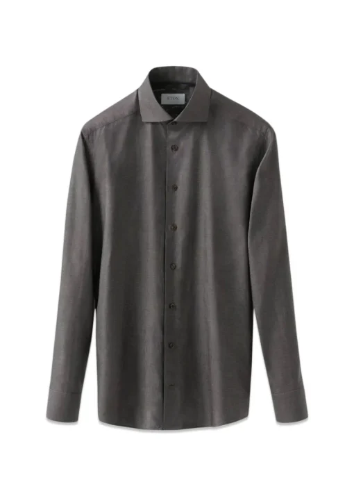 Eton Skjorter>Slim Semi Solid Signature Dobby Shirt