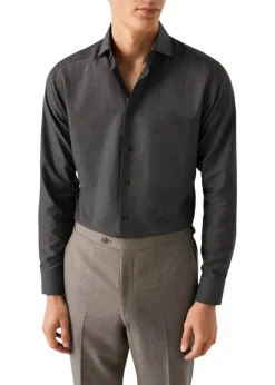 Eton Skjorter></noscript>Slim Semi Solid Signature Dobby Shirt