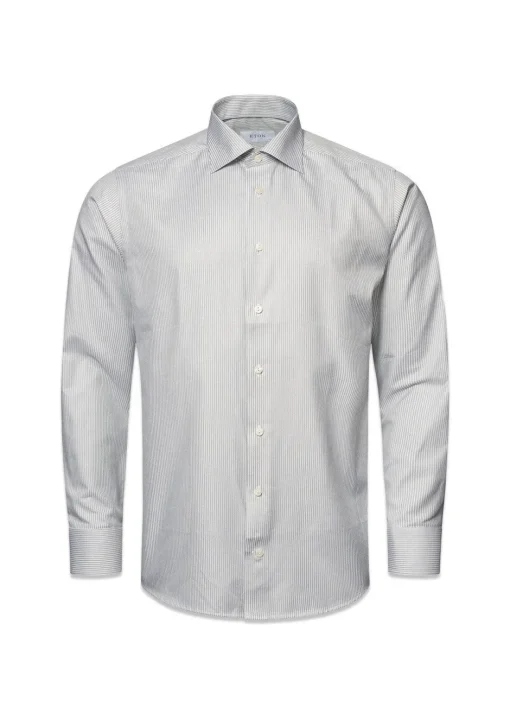 Eton Skjorter>Slim Stripped Signature Oxford Shirt