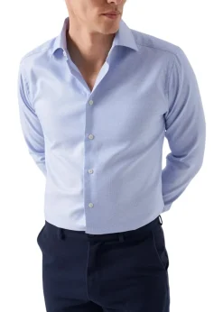 Eton Skjorter>Slim Textured Twill Shirt