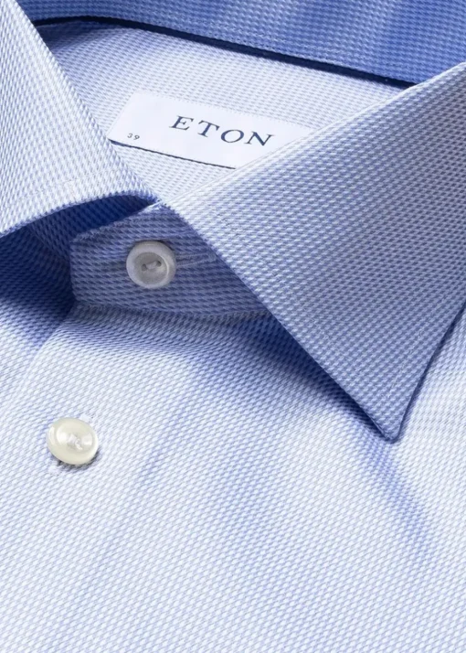 Eton Skjorter>Slim Textured Twill Shirt