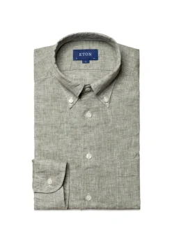 Eton Skjorter>Slim-Linen Shirt