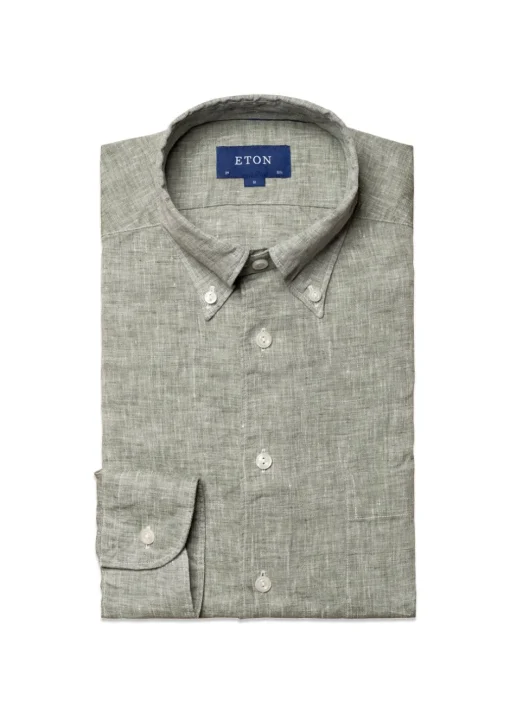Eton Skjorter>Slim-Linen Shirt