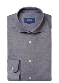 Eton Skjorter>Slim-Oxford Pique Shirt