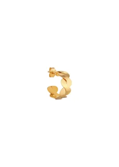 Dame Jane Kønig Smykker>Small Wavy Hoop