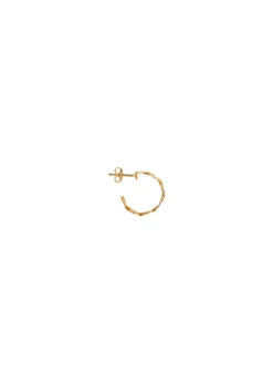 Dame Jane Kønig Smykker>Small Wavy Hoop