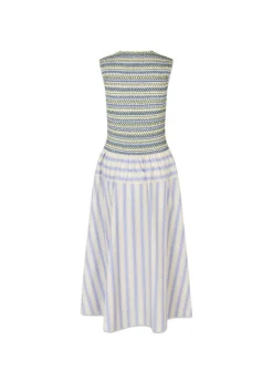 Dame Stine Goya Kjoler>SMOCKED GATHERED TANK DRESS