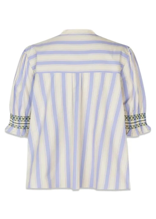 Dame Stine Goya T-Shirts>SMOCKED GATHERED TOP