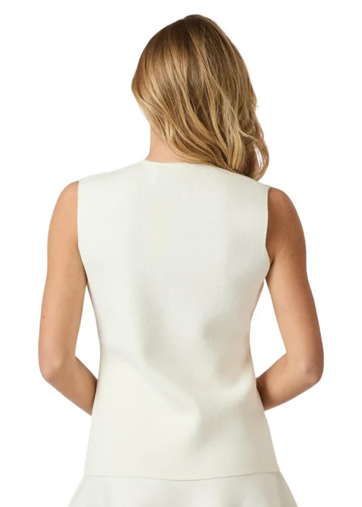 Dame Neo Noir Strik>Sway Smooth Knit Waistcoat