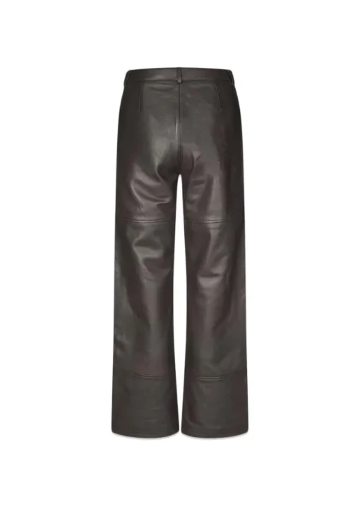 Dame Oval Square Bukser>Time Leather Trousers