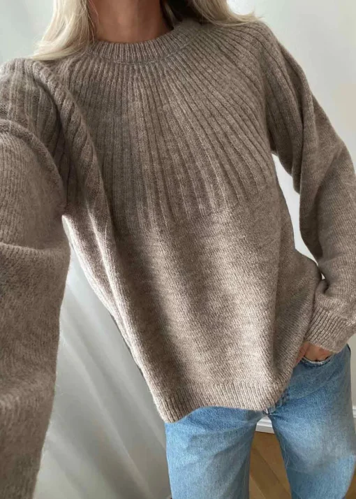 Dame Modström Strik>Truce o-neck