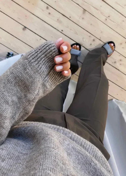 Dame Modström Strik>Truce o-neck
