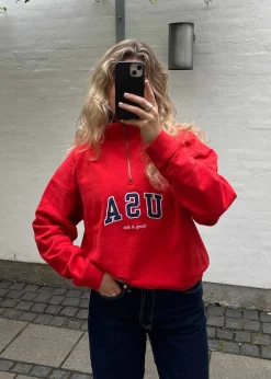 Sporty & Rich Sweatshirts></noscript>USA Quarter Zip