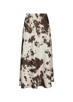 Dame Neo Noir Nederdele>Viso Cow Print Skirt