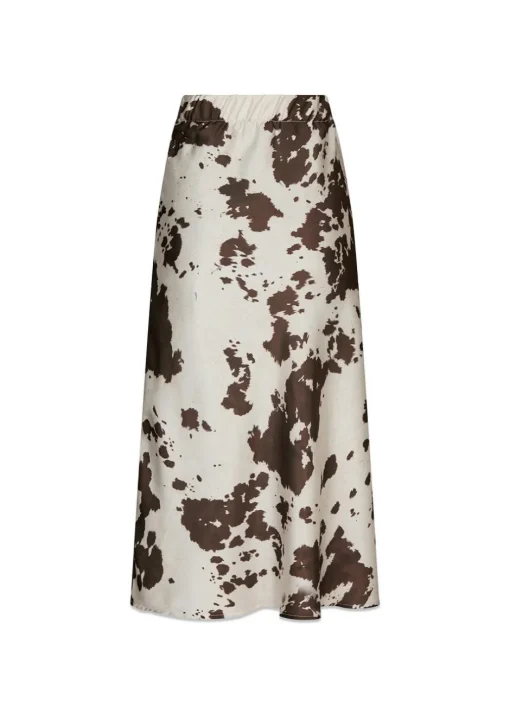 Dame Neo Noir Nederdele>Viso Cow Print Skirt