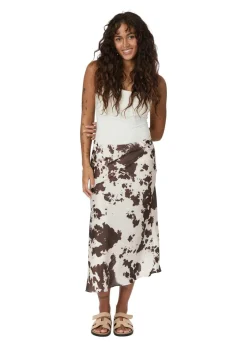 Dame Neo Noir Nederdele></noscript>Viso Cow Print Skirt