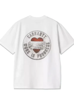 Dame Carhartt WIP T-Shirts>W S/S Button T-Shirt