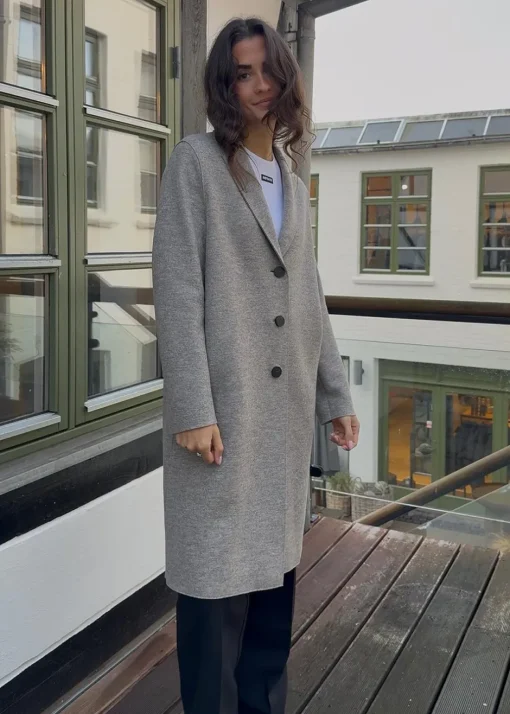 Dame Harris Wharf London Jakker>WOMEN OVERCOAT PRESSED WOOL