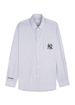 Sporty & Rich Skjorter>Yankees Serif Oversized Shirt