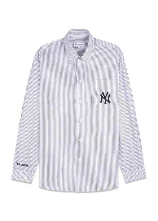 Sporty & Rich Skjorter>Yankees Serif Oversized Shirt