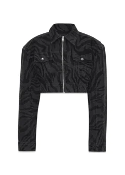 Dame Rotate Jakker>Zebra Denim Jacket