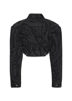 Dame Rotate Jakker>Zebra Denim Jacket