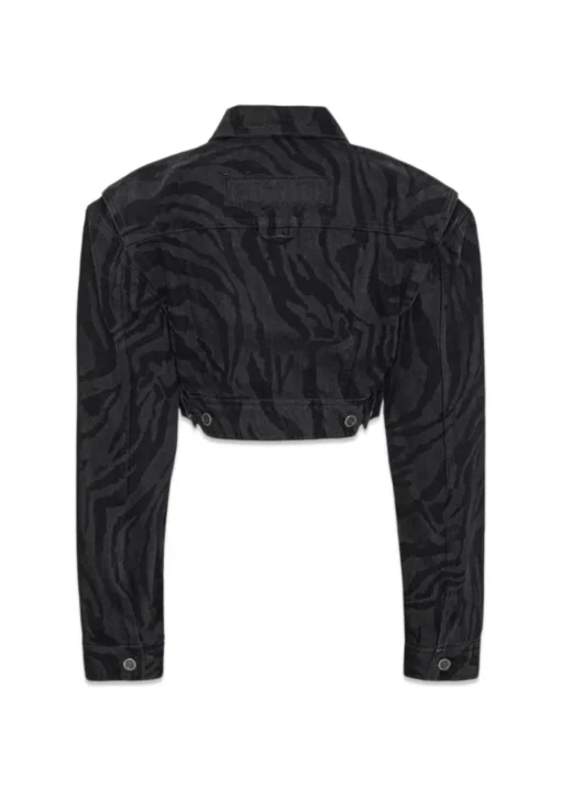 Dame Rotate Jakker>Zebra Denim Jacket