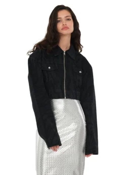 Dame Rotate Jakker></noscript>Zebra Denim Jacket