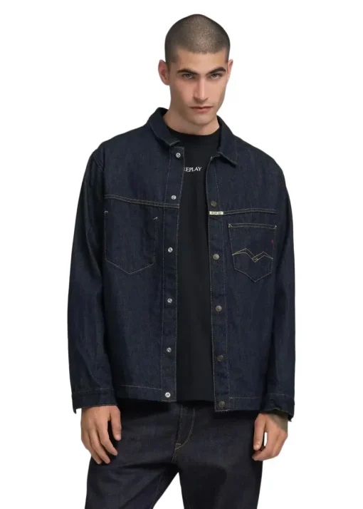 Replay Skjorter>9zero1 Denim jacket